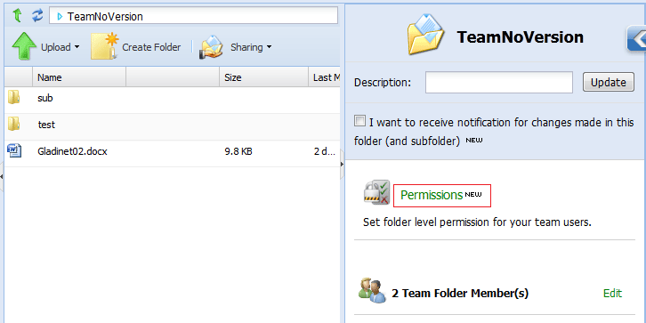 SubFolderPermissions